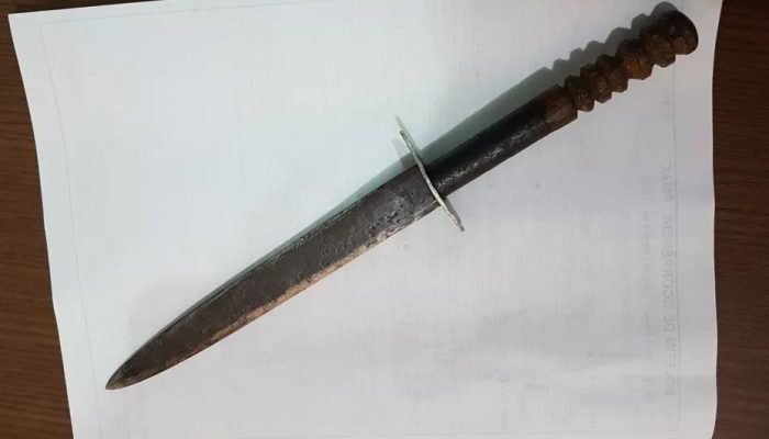 Imagem ilustrativa de um punhal (Foto: g1)