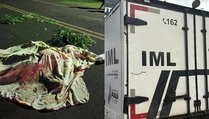 Homem morre após colidir com cachorro na PI-112, em União (Foto: BPRE)