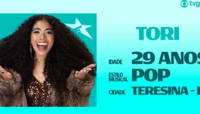 Tori, cantora de Teresina, é confirmada em reality musical da Globo