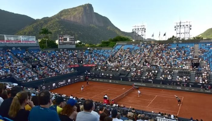 Novo projeto do Rio Open prevê expansão da quadra central — Foto: Divulgação/FOTOJUMP